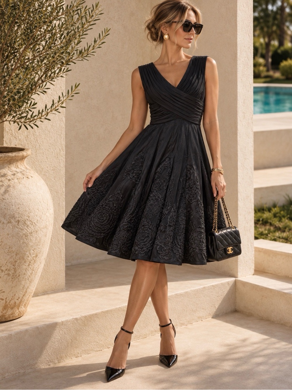 STUNNING Formal Black Dress sz14 Ariadna Papel Price Firm!